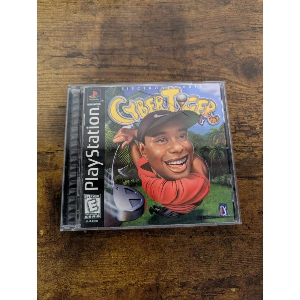 CyberTiger (Sony PlayStation 1, 1999)‎ PS1 Complete CIB W/ Reg Card